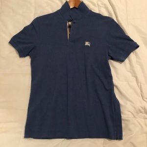 Men Burberry Brit Blue Polo